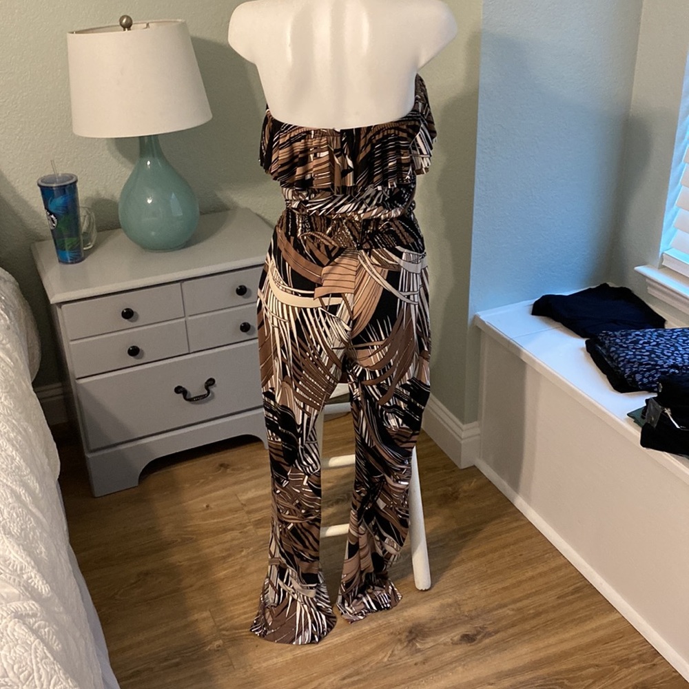 Cache Jumpsuit Romper Pants Suit Playsuit Tropica… - image 3